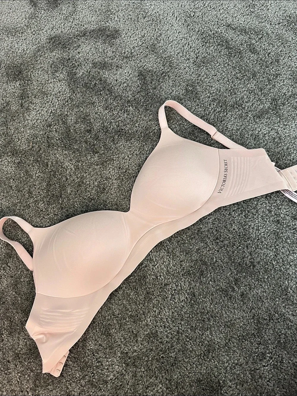 Victoria's Secret Lightly Lined Smooth Wireless Bra Pink M-DD/E Like New